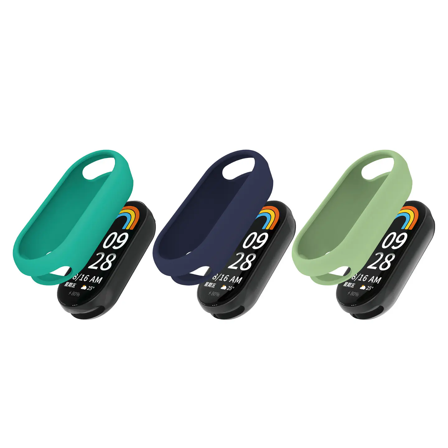Protector Abierto De Silicona Para Mi Band 8/9/10 2