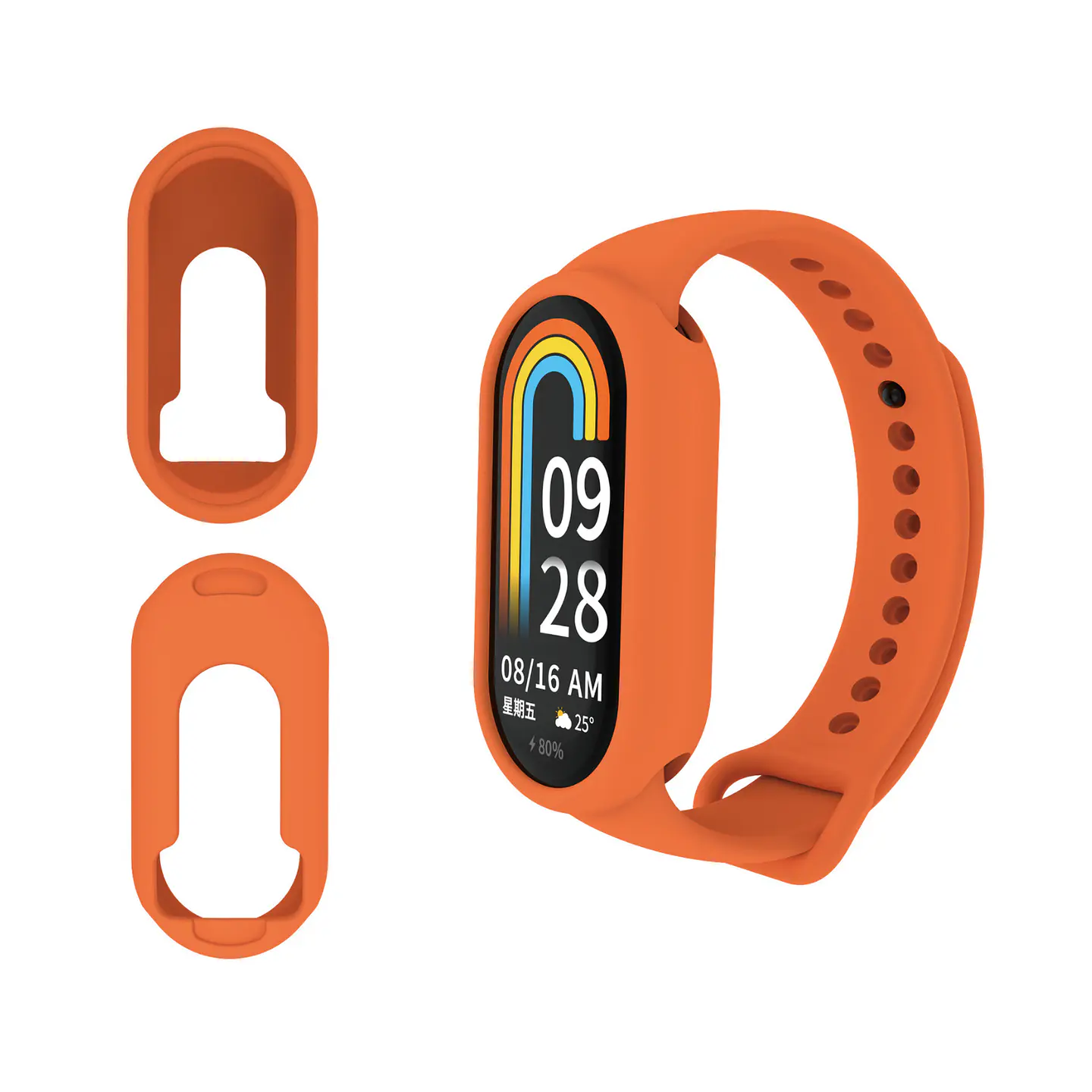 Protector Abierto De Silicona Para Mi Band 8/9/10 3