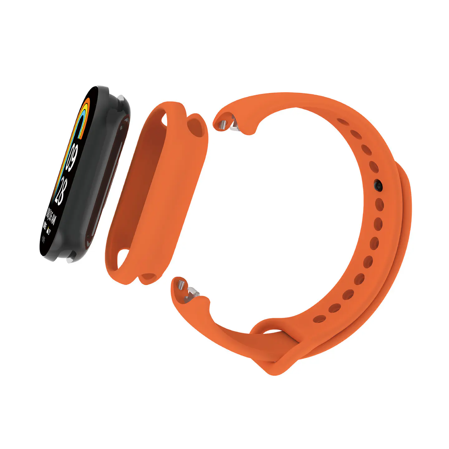Protector Abierto De Silicona Para Mi Band 8/9/10 4