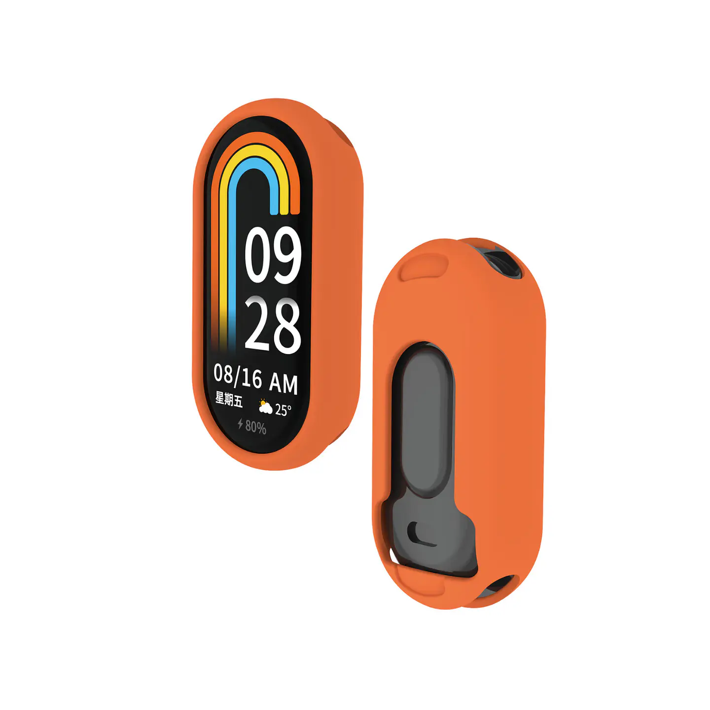 Protector Abierto De Silicona Para Mi Band 8/9/10 5