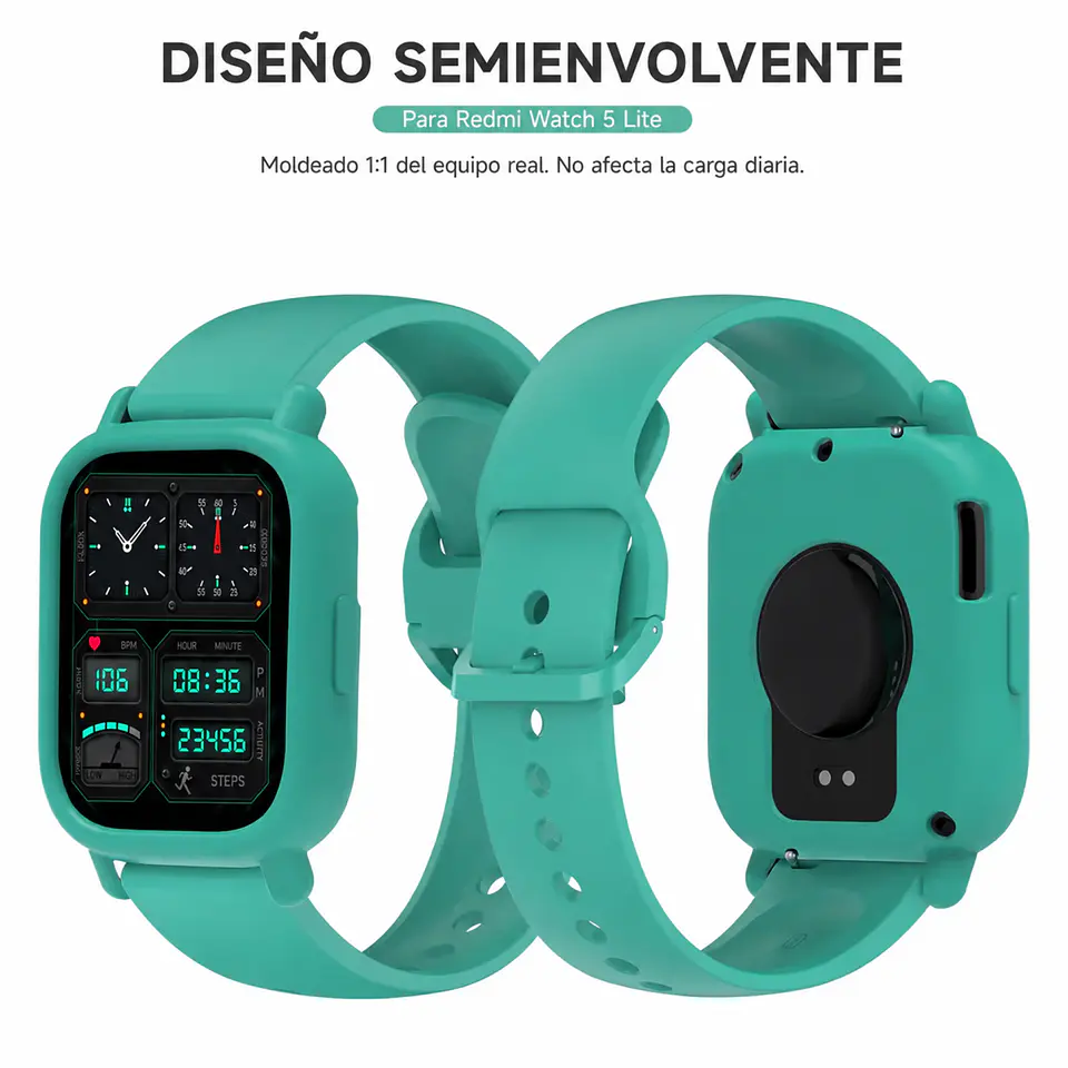 Protector Abierto De Silicona Para Redmi Watch 5 Active 3