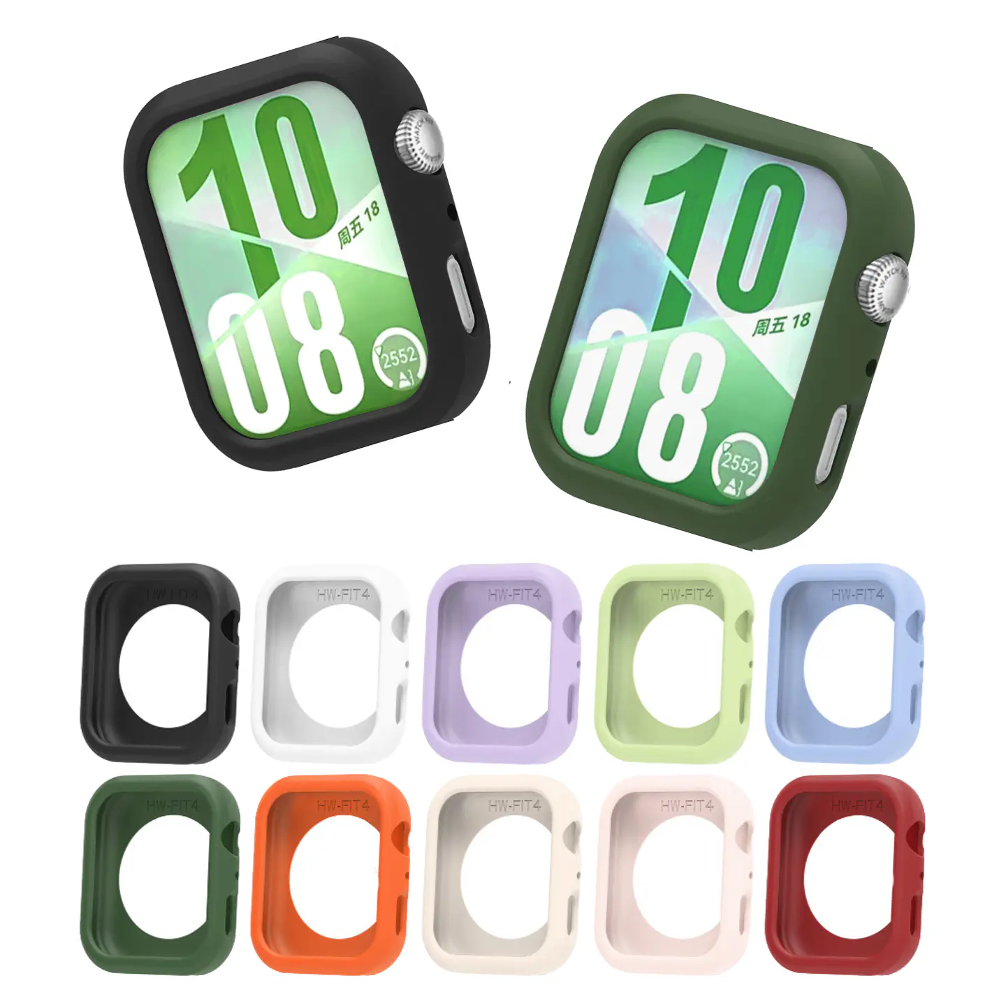 Protector Abierto De Silicona Para Huawei Fit 4 1