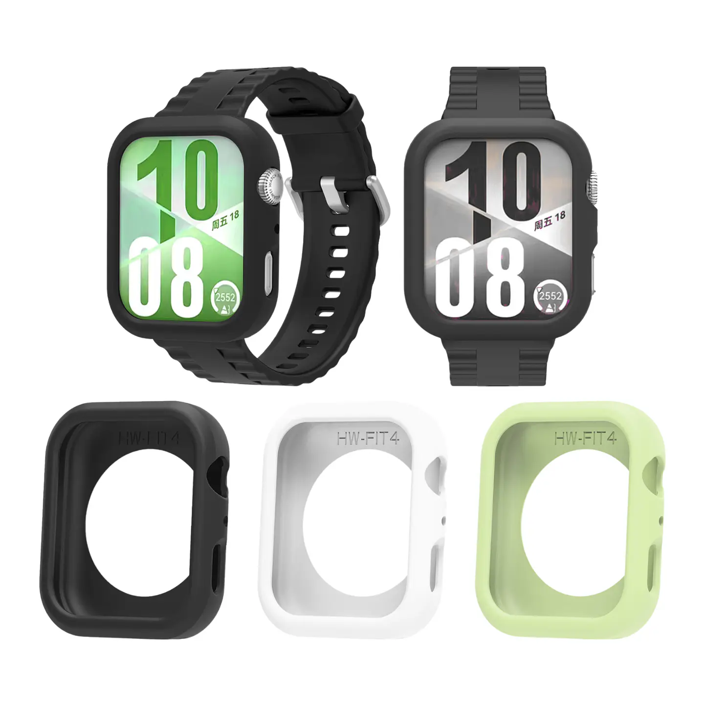 Protector Abierto De Silicona Para Huawei Fit 4 2