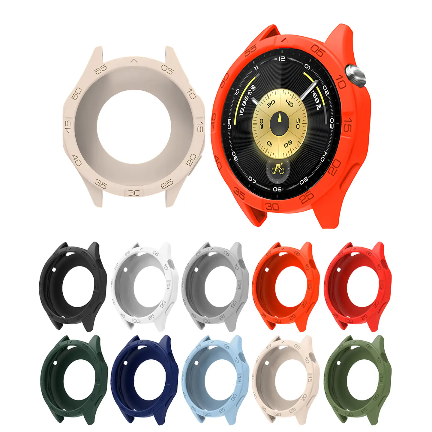 Protector Abierto De Silicona Para Huawei Watch Gt 6/5/4-46MM 1