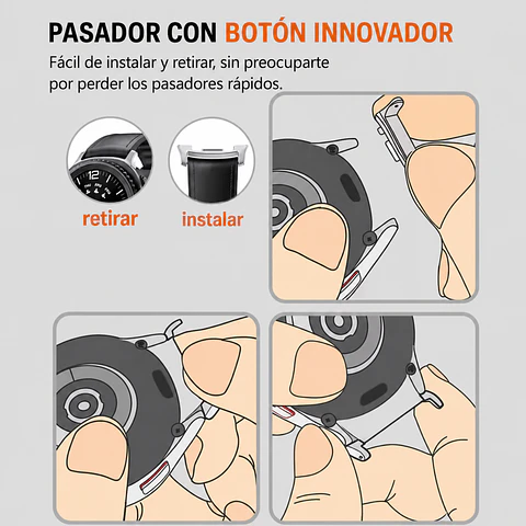 Adaptador Para Galaxy Watch 8 Series A Correas Universales