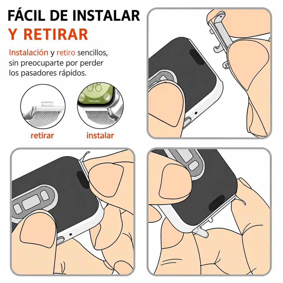 Adaptador Para Huawei Fit 1 A Correas Universales 2