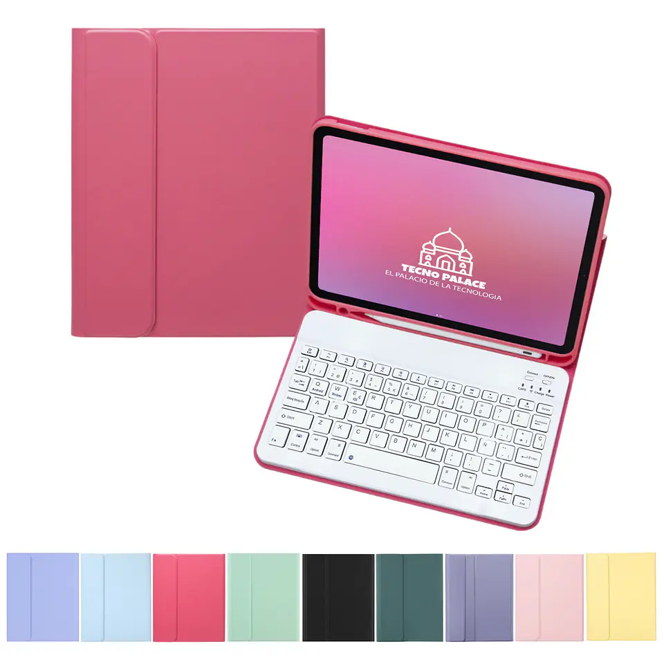 Fundas Tipo Libro Con Teclado Para Redmi Pad 2 Pro 12.1