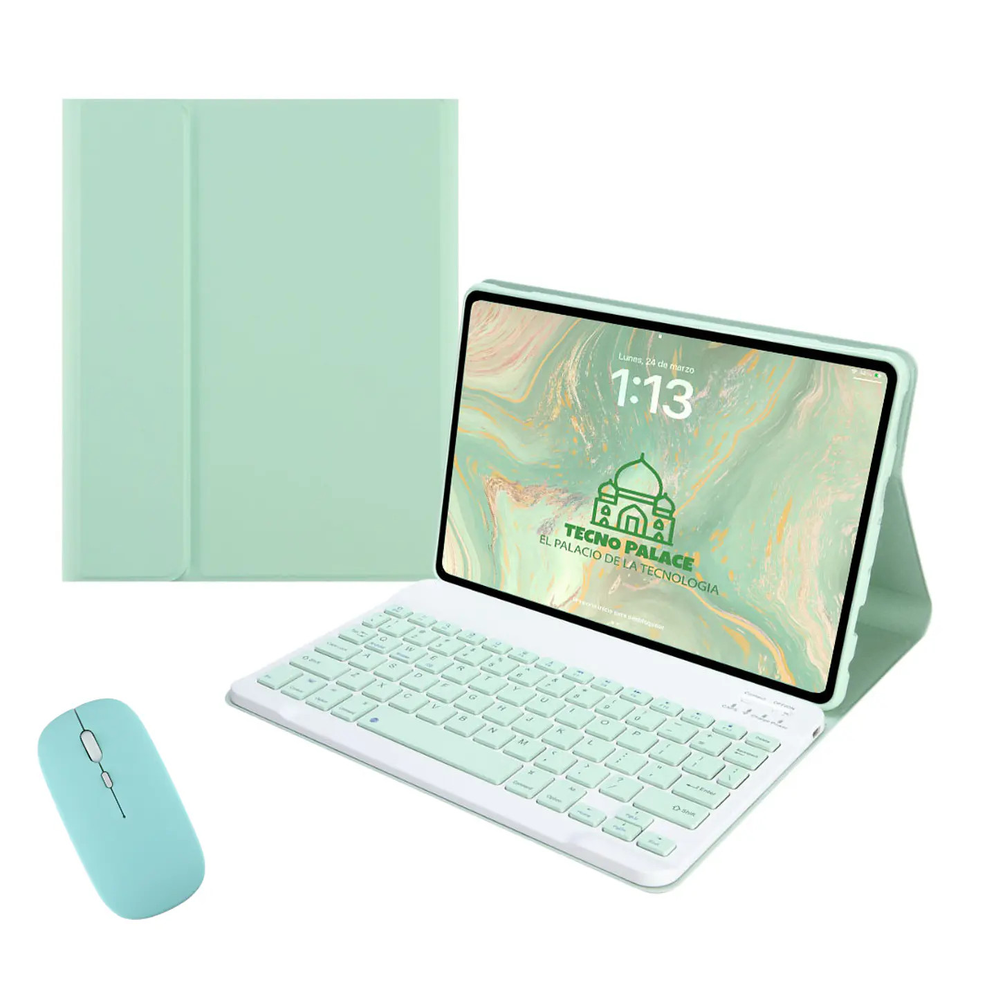 Fundas Tipo Libro Con Teclado + Mouse Para Redmi Pad 2 Pro 12.1
