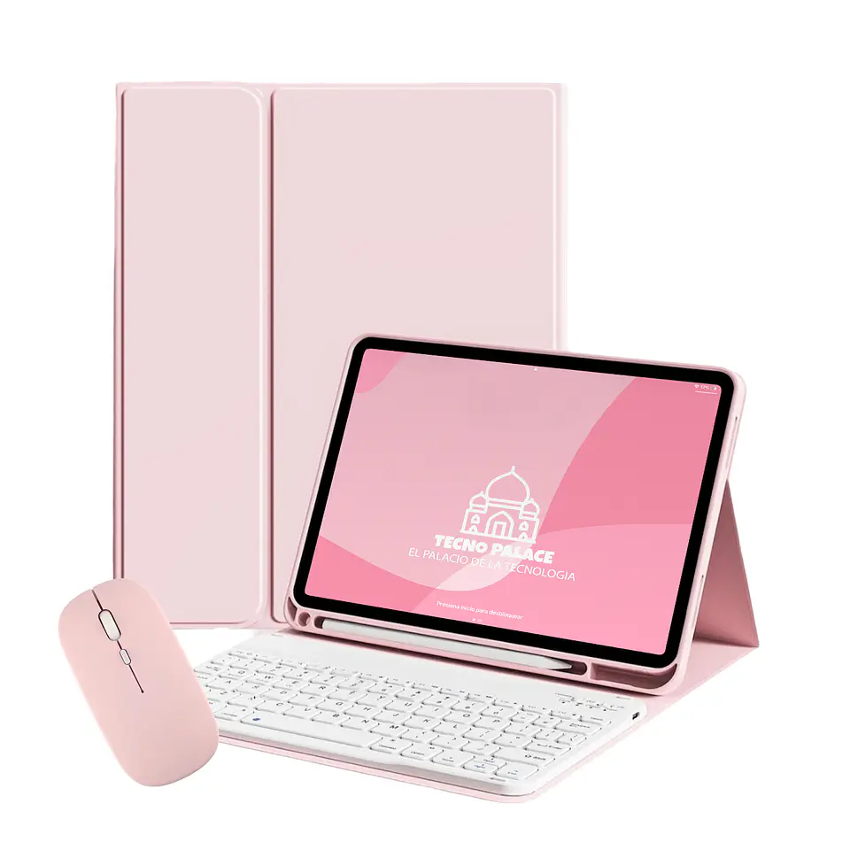 Fundas Tipo Libro Con Teclado + Mouse Para Redmi Pad 2 Pro 12.1