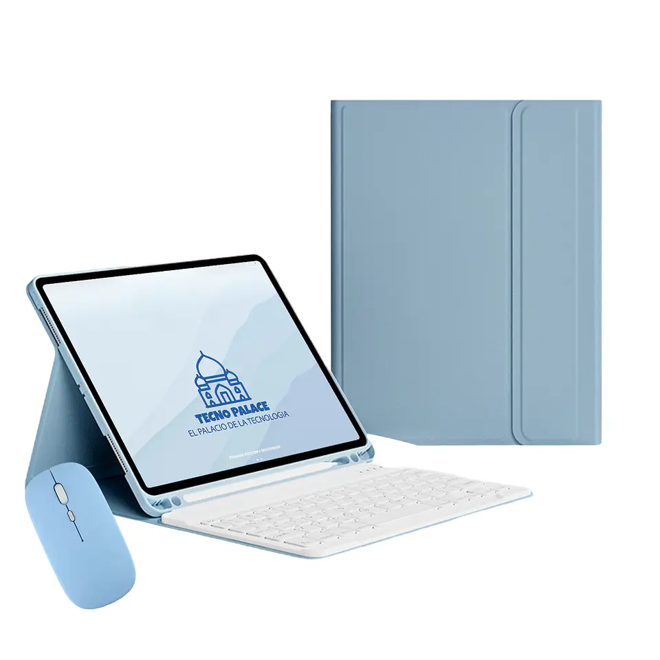 Fundas Tipo Libro Con Teclado + Mouse Para Redmi Pad 2 Pro 12.1