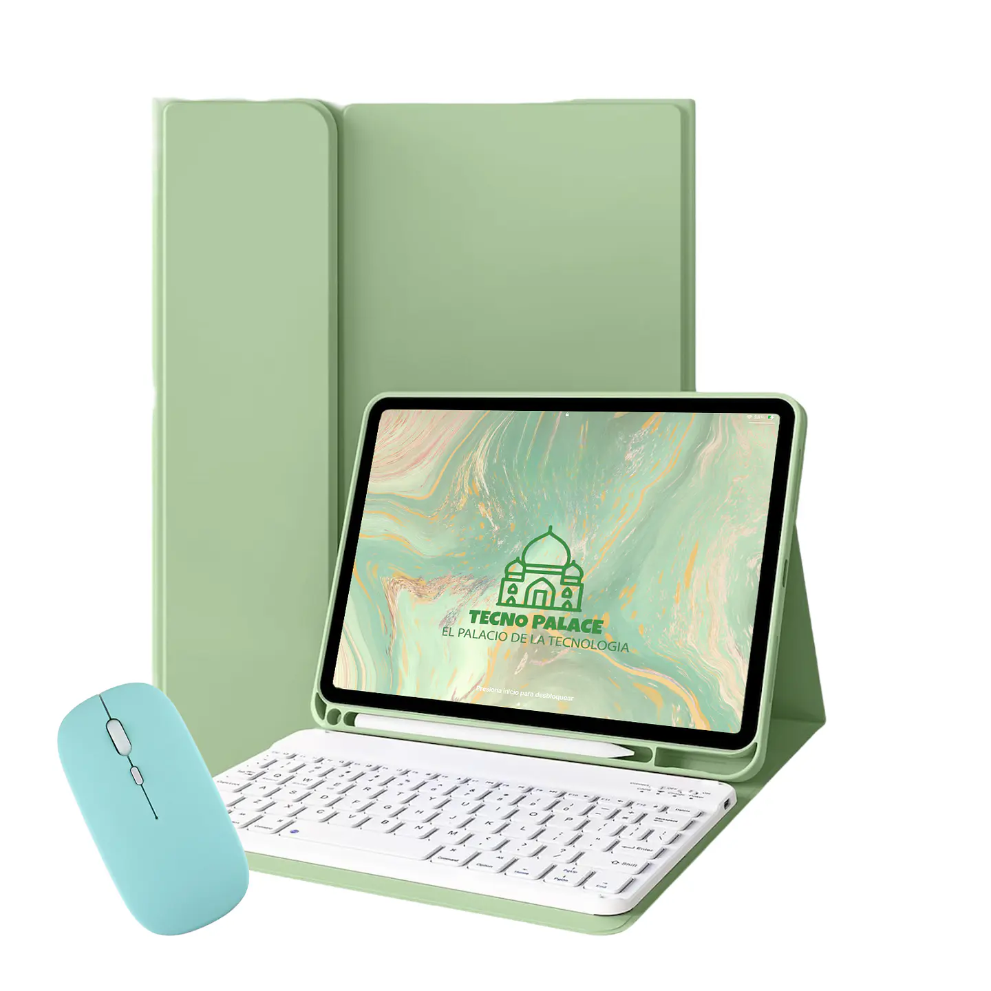 Fundas Tipo Libro Con Teclado + Mouse Para Redmi Pad 2 Pro 12.1