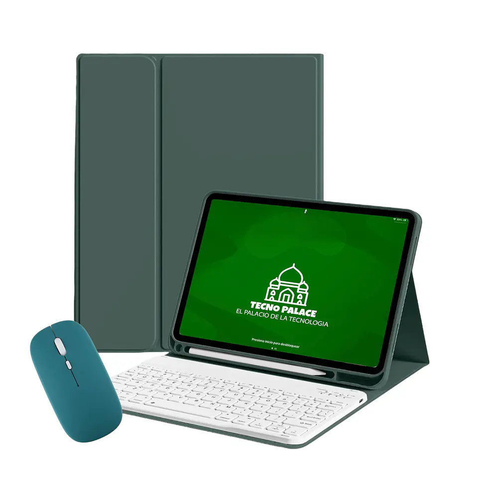 Fundas Tipo Libro Con Teclado + Mouse Para Redmi Pad 2 Pro 12.1