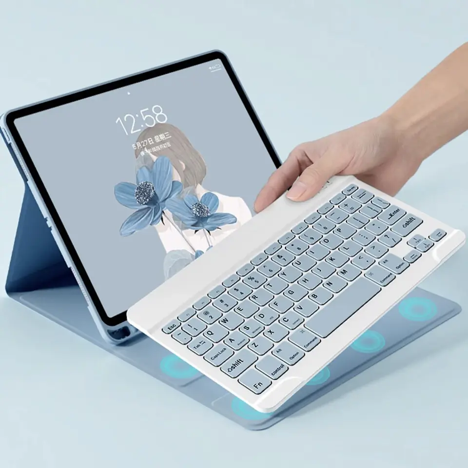 Fundas Tipo Libro Con Teclado Para Xiaomi Pad 6 Pro - 11