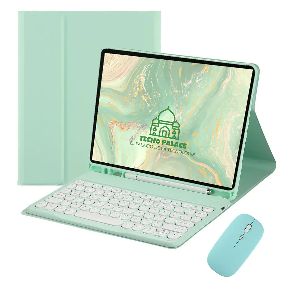Fundas Tipo Libro Con Teclado 2.0 + Mouse Para Xiaomi Pad 6 Pro - 11