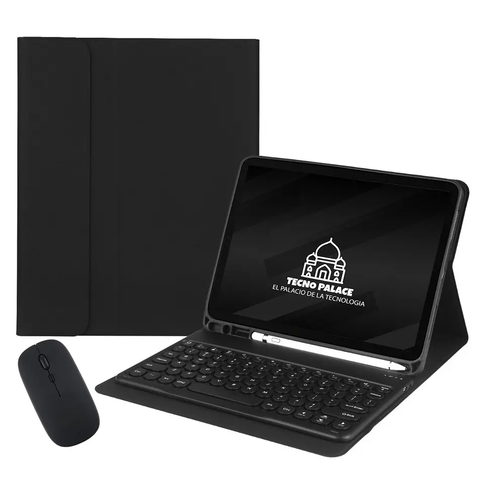 Fundas Tipo Libro Con Teclado 2.0 + Mouse Para Xiaomi Pad 6 Pro - 11