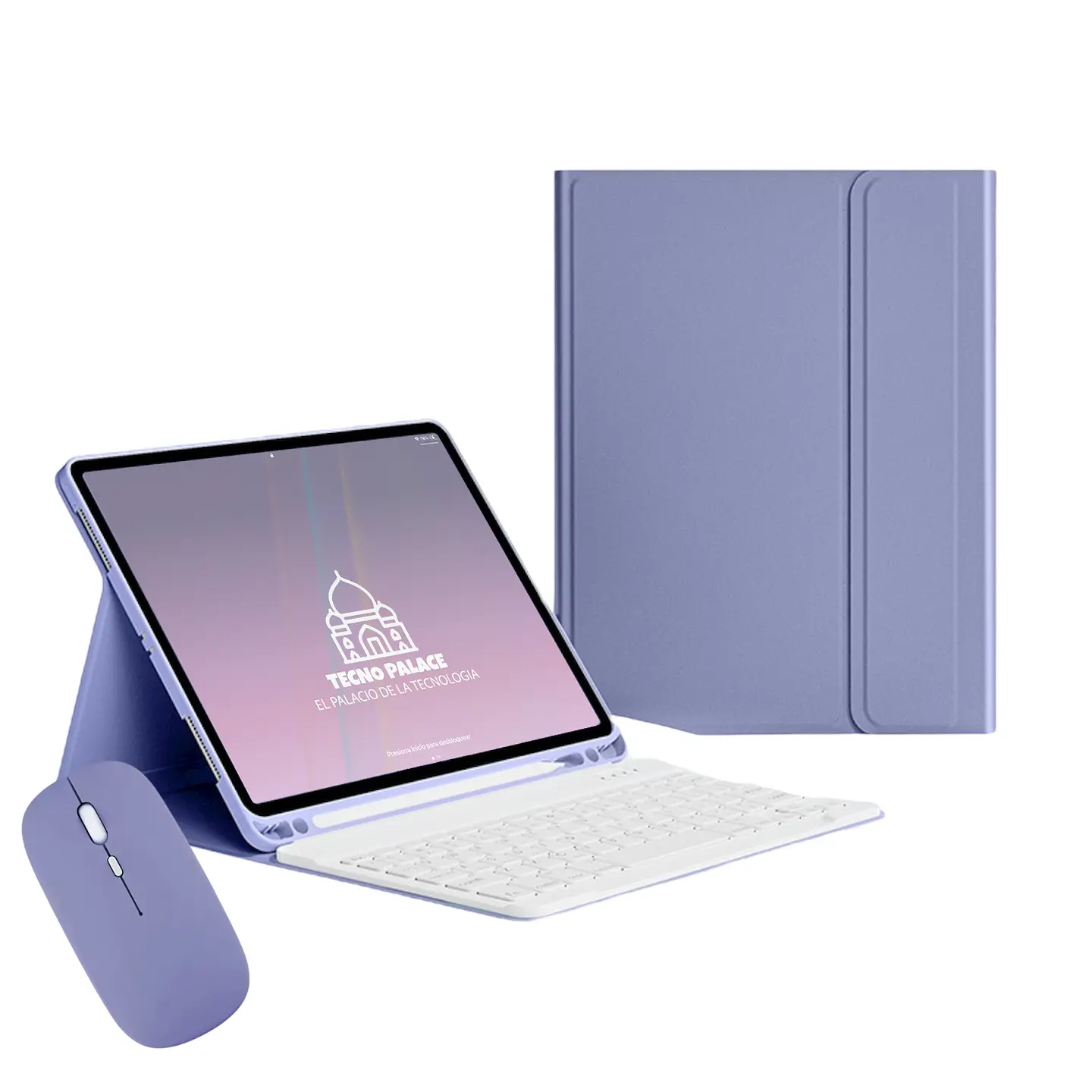 Fundas Tipo Libro Con Teclado + Mouse Para Xiaomi Pad 8 - 11