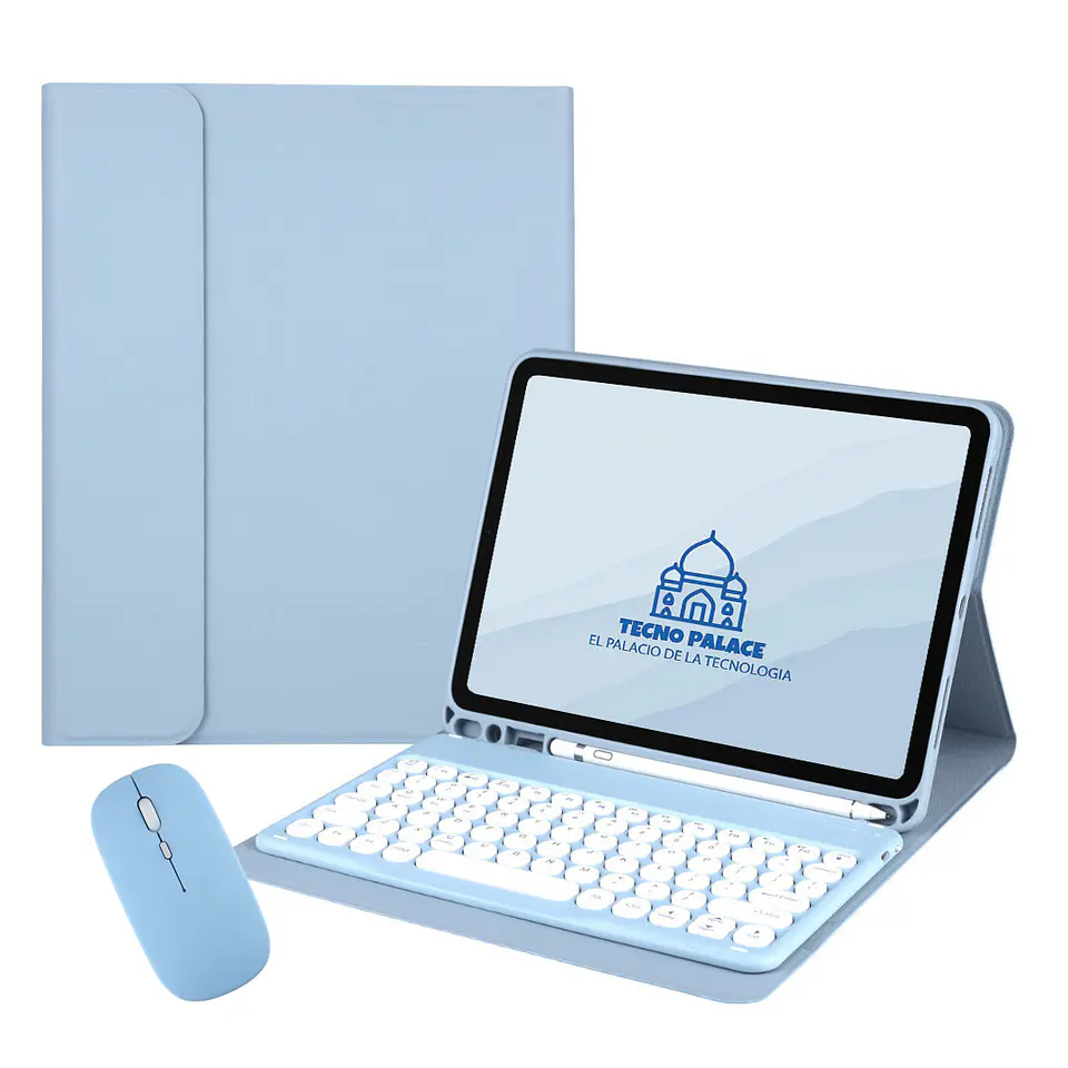 Fundas Tipo Libro Con Teclado 2.0 + Mouse Para Xiaomi Pad 8 Pro - 11
