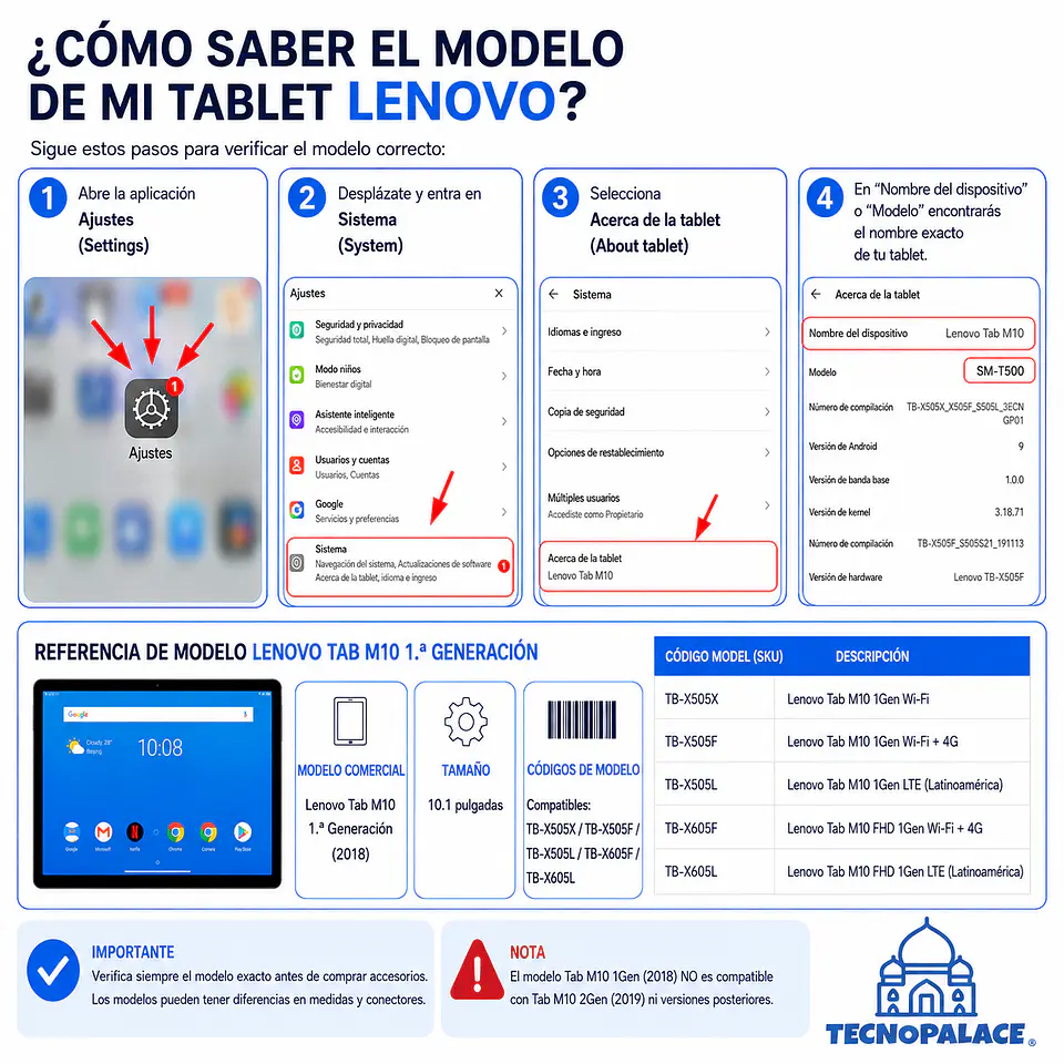Fundas Tipo Libro Con Teclado 2.0 + Mouse Para Lenovo M10 1 Gen - 10.1