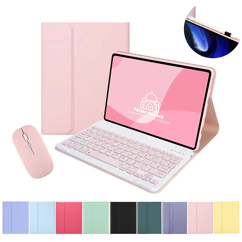 Fundas Tipo Libro Con Teclado + Mouse Para Lenovo K11 Plus 11.45 - TB352