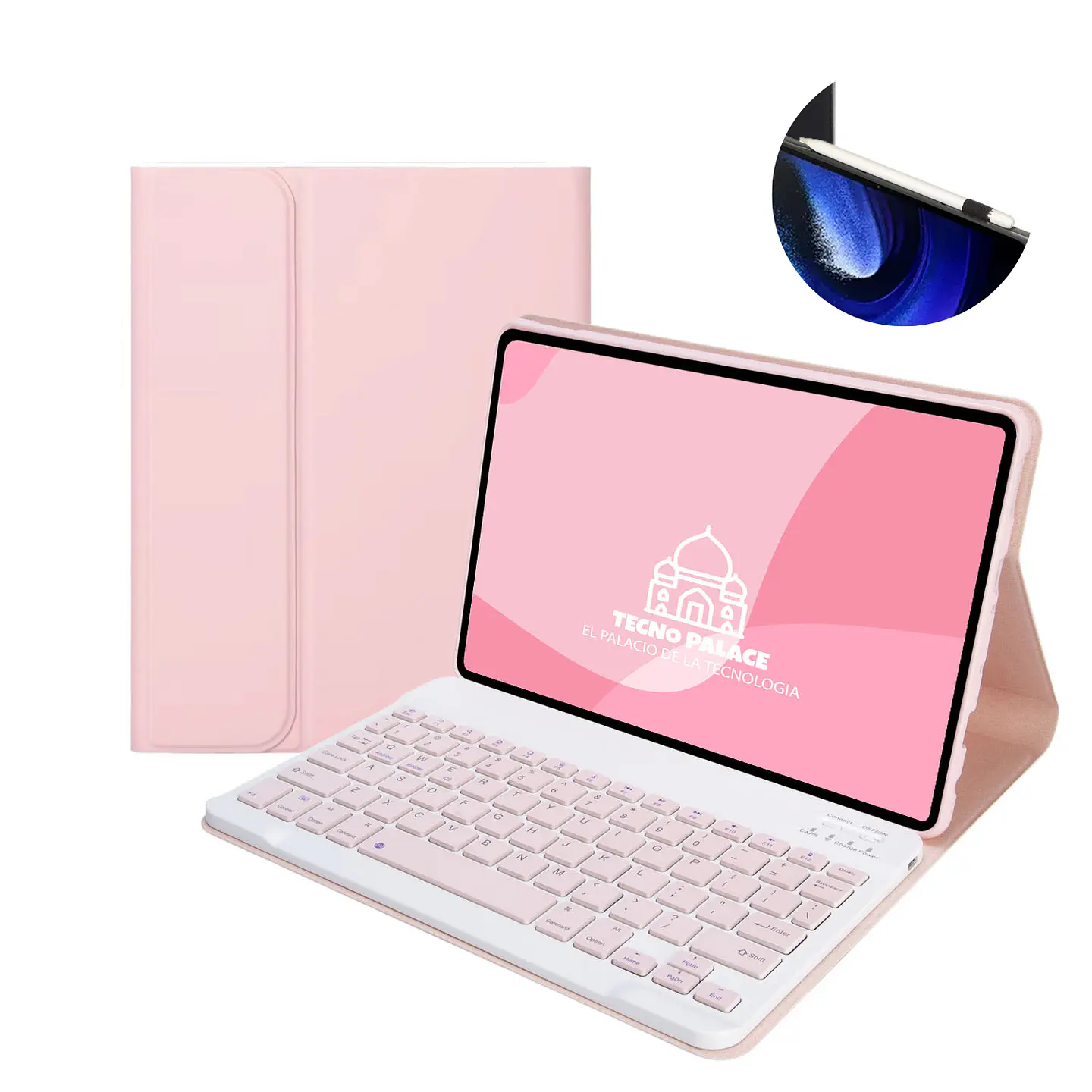 Fundas Tipo Libro Con Teclado Para Lenovo M11 TB330FU/XU 6