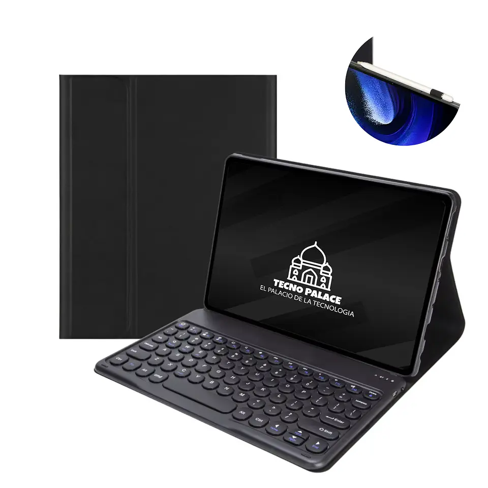 Fundas Tipo Libro Con Teclado 2.0 Para Lenovo Tab Plus 11.5