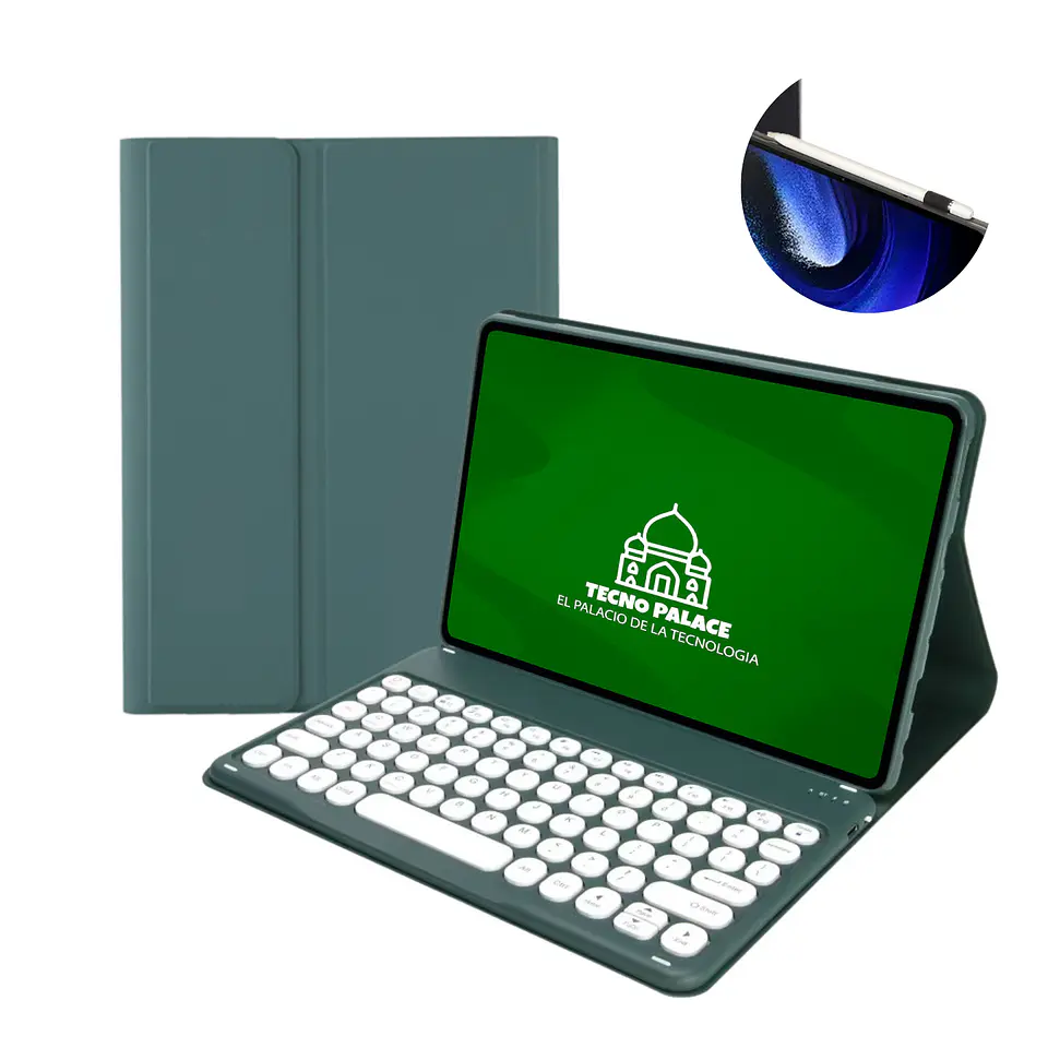 Fundas Tipo Libro Con Teclado 2.0 Para Lenovo Tab Plus 11.5