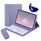 Fundas Tipo Libro Con Teclado 2.0 + Mouse Para Lenovo Tab Plus 11.5