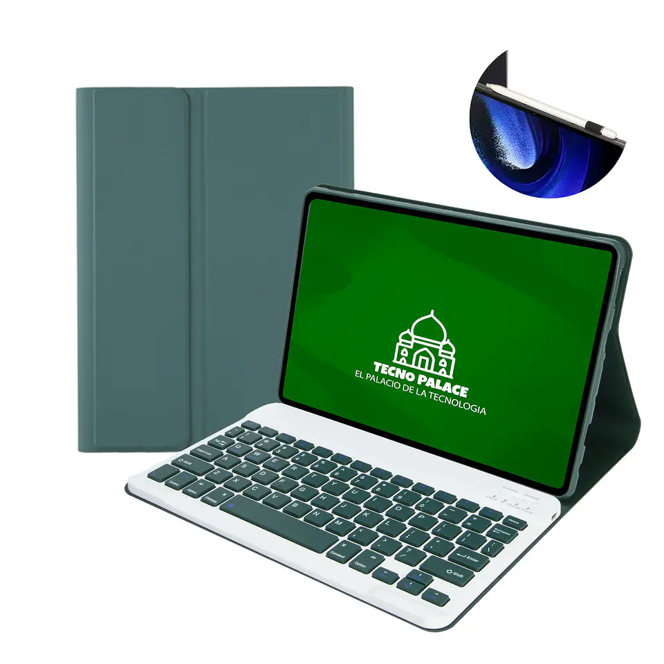 Fundas Tipo Libro Con Teclado Para Lenovo Tab P11 2nd Gen TB350FU/XU/XC 15