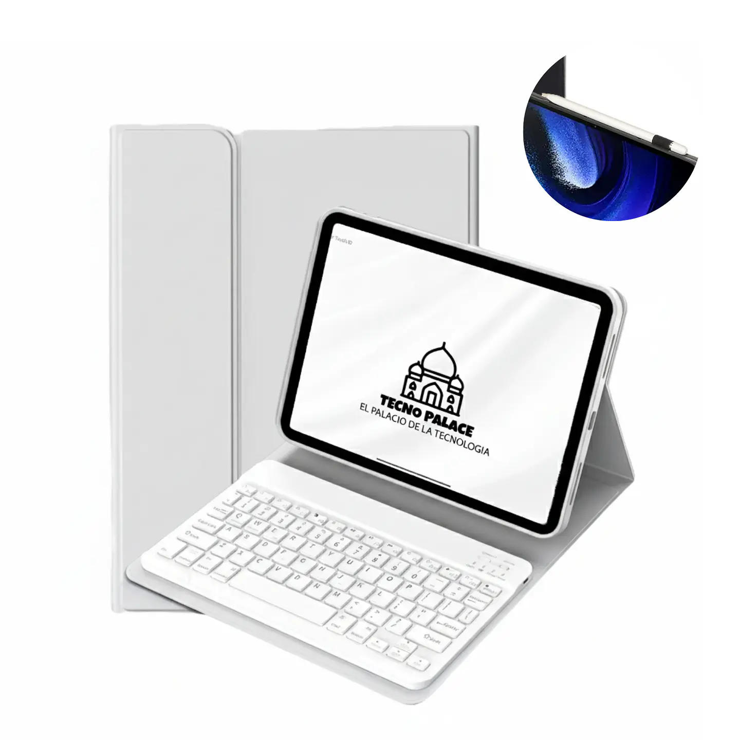Fundas Tipo Libro Con Teclado Para Lenovo Tab P11 2nd Gen TB350FU/XU/XC 17