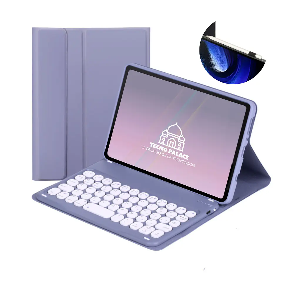 Fundas Tipo Libro Con Teclado 2.0 Para Lenovo Tab P11 2nd Gen TB350FU/XU/XC 8
