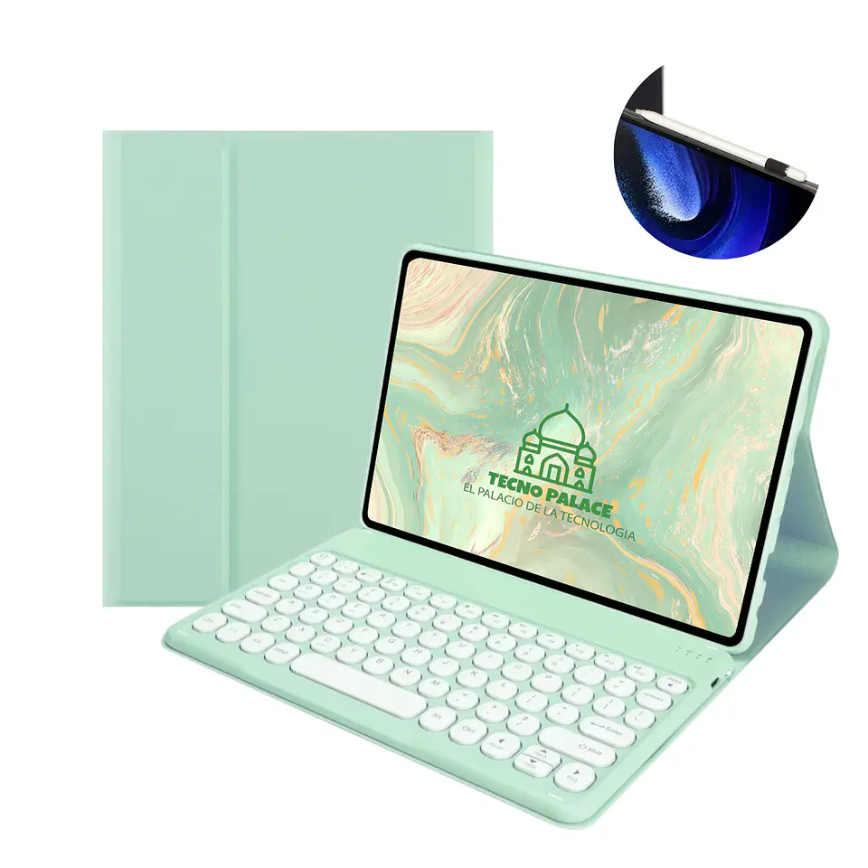 Fundas Tipo Libro Con Teclado 2.0 Para Lenovo Tab P11 2nd Gen TB350FU/XU/XC 9