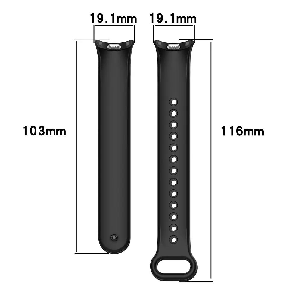 Correas de Silicona Para Xiaomi SmartBand 10 5