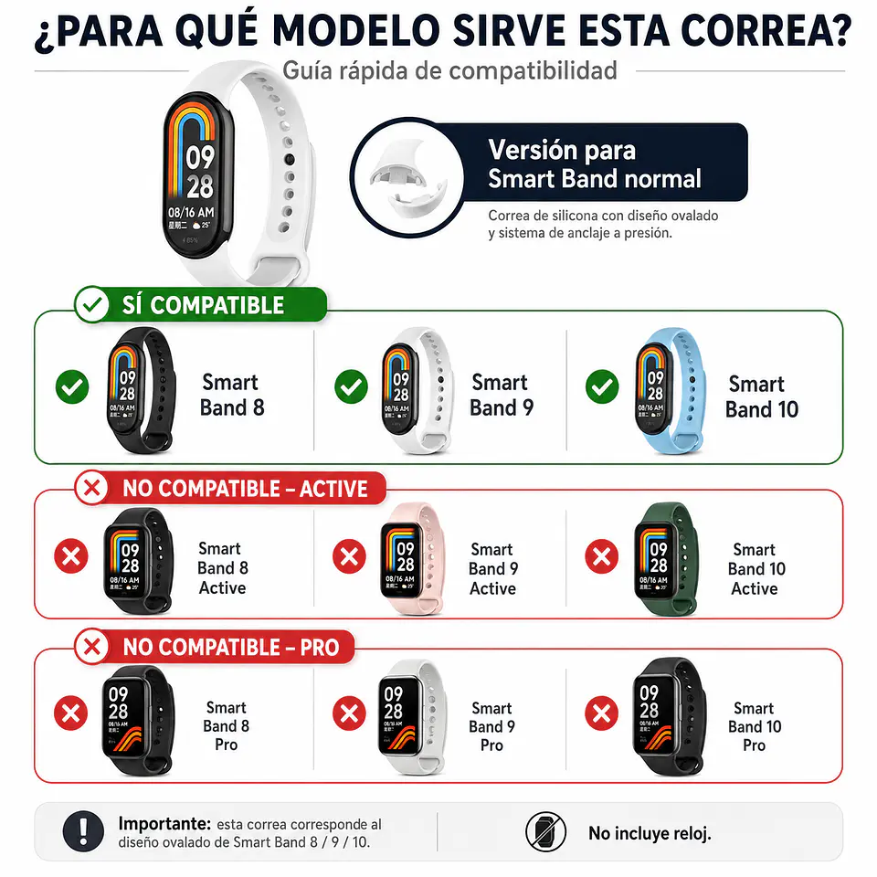 Correas de Silicona Full Para Xiaomi Smart Band 9 2