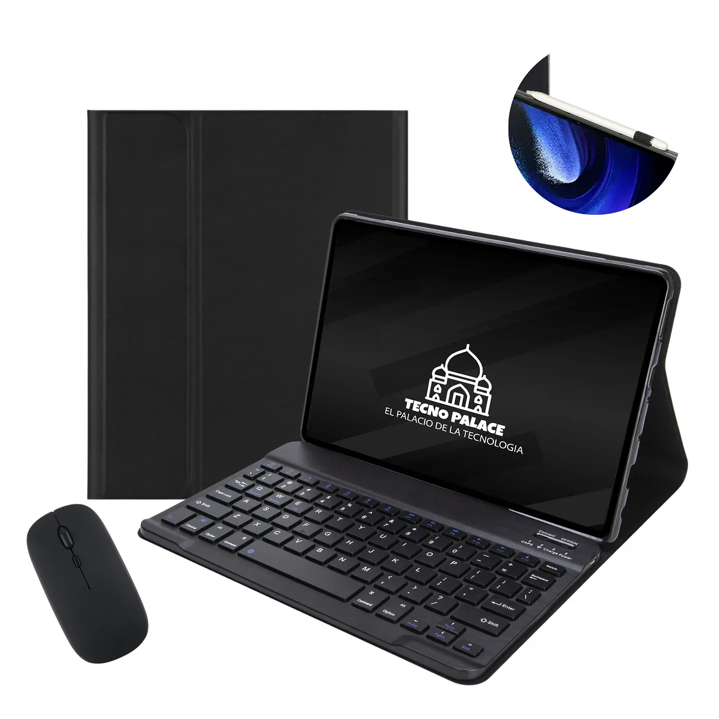 Fundas Tipo Libro Con Teclado + Mouse Para Lenovo M10 3Gen TB328FU/XU 6