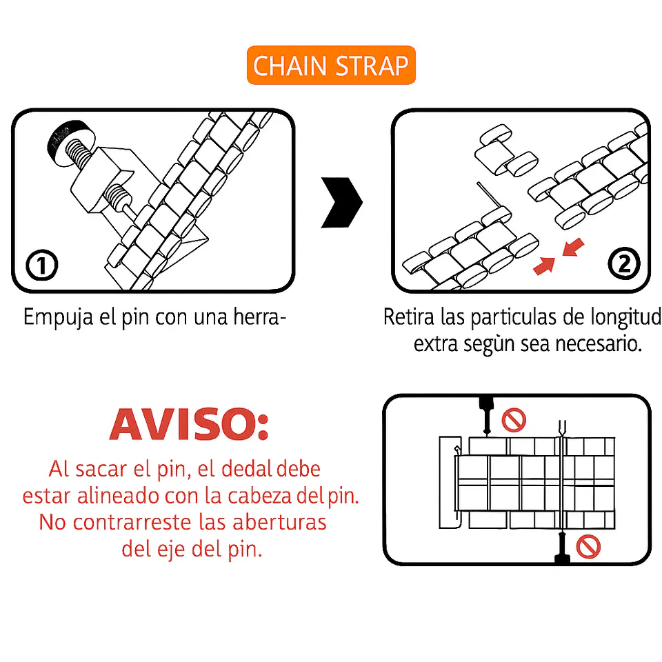 Correas Para Huawei FiT 3 -  Metálicas De Eslabón  3