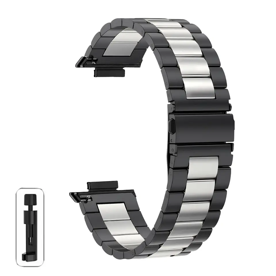 Correas Para Huawei FiT 3 -  Metálicas De Eslabón  6