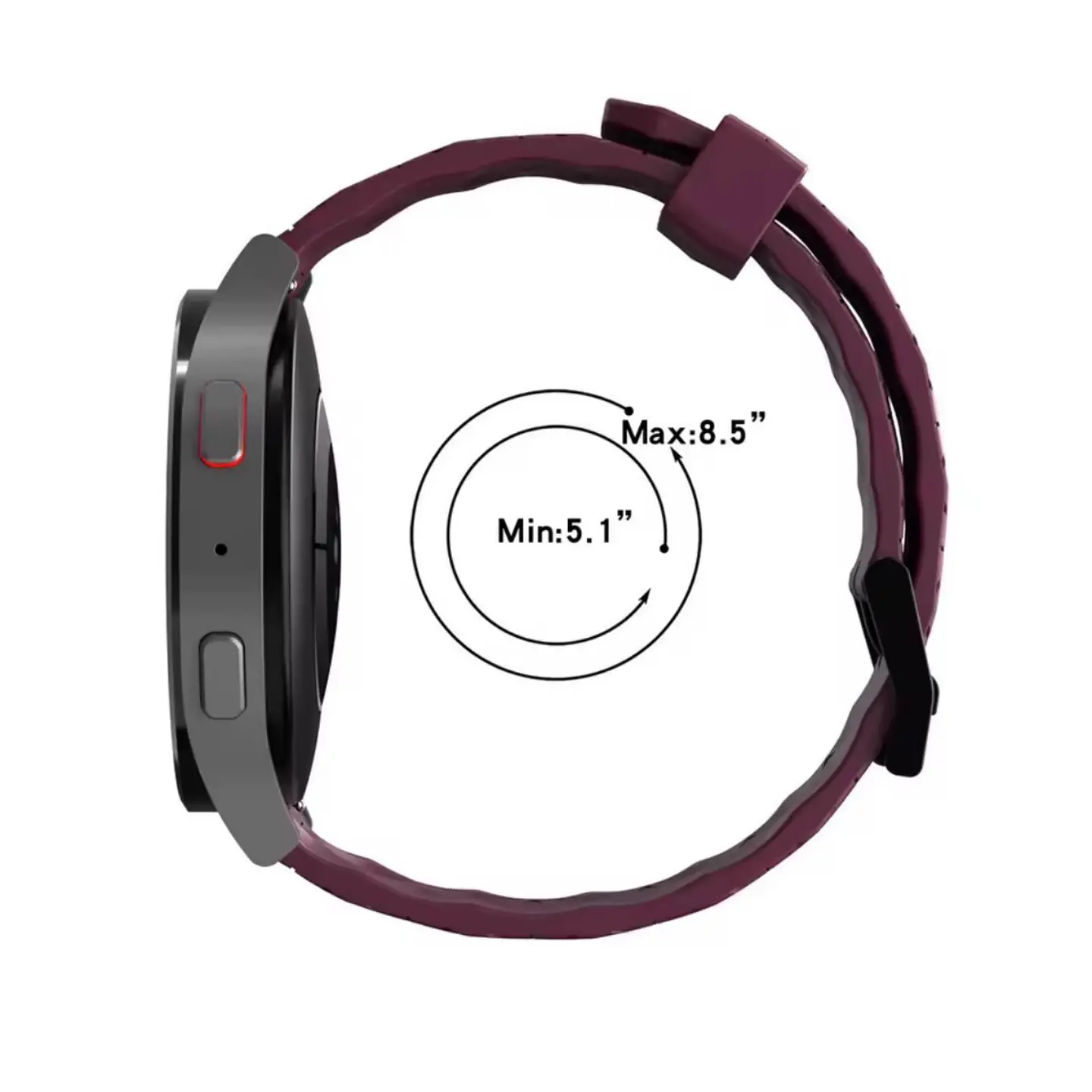 Correa Para Huawei FiT 3 - Silicona Geometrica  3