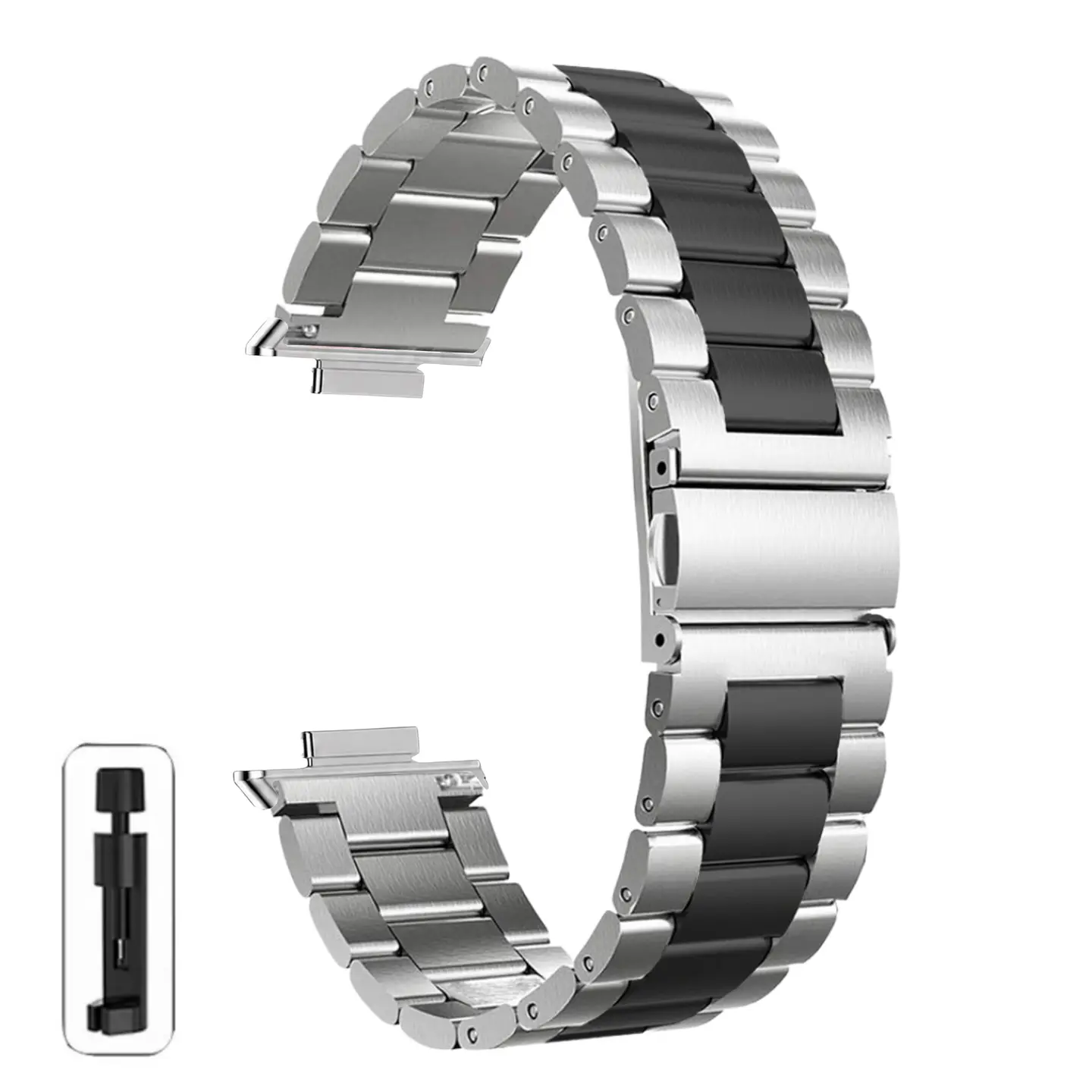 Correas Para Huawei FiT 4 -  Metálicas De Eslabón  8