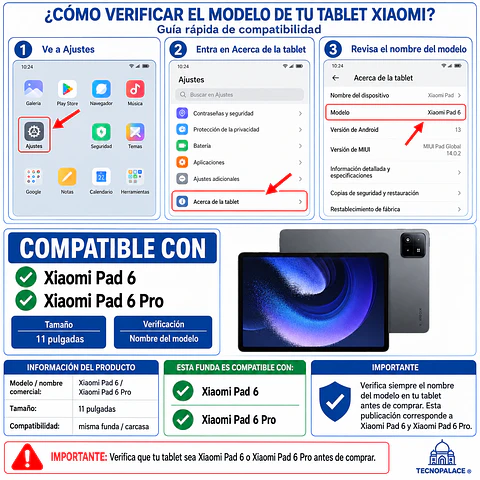Clear Case Reforzadas Para Xiaomi Tab Pad 6 Pro - 11" Pulg
