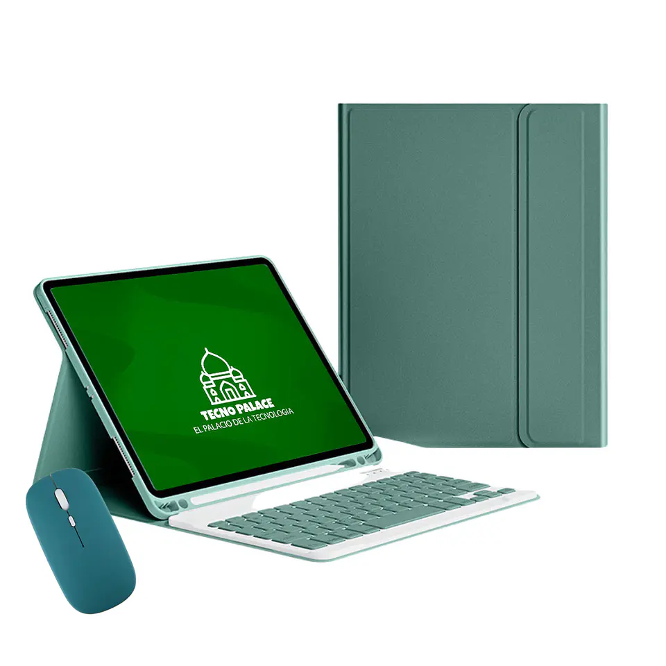 Fundas Tipo Libro Con Teclado + Mouse Para Huawei MatePad 10.4 2022 13