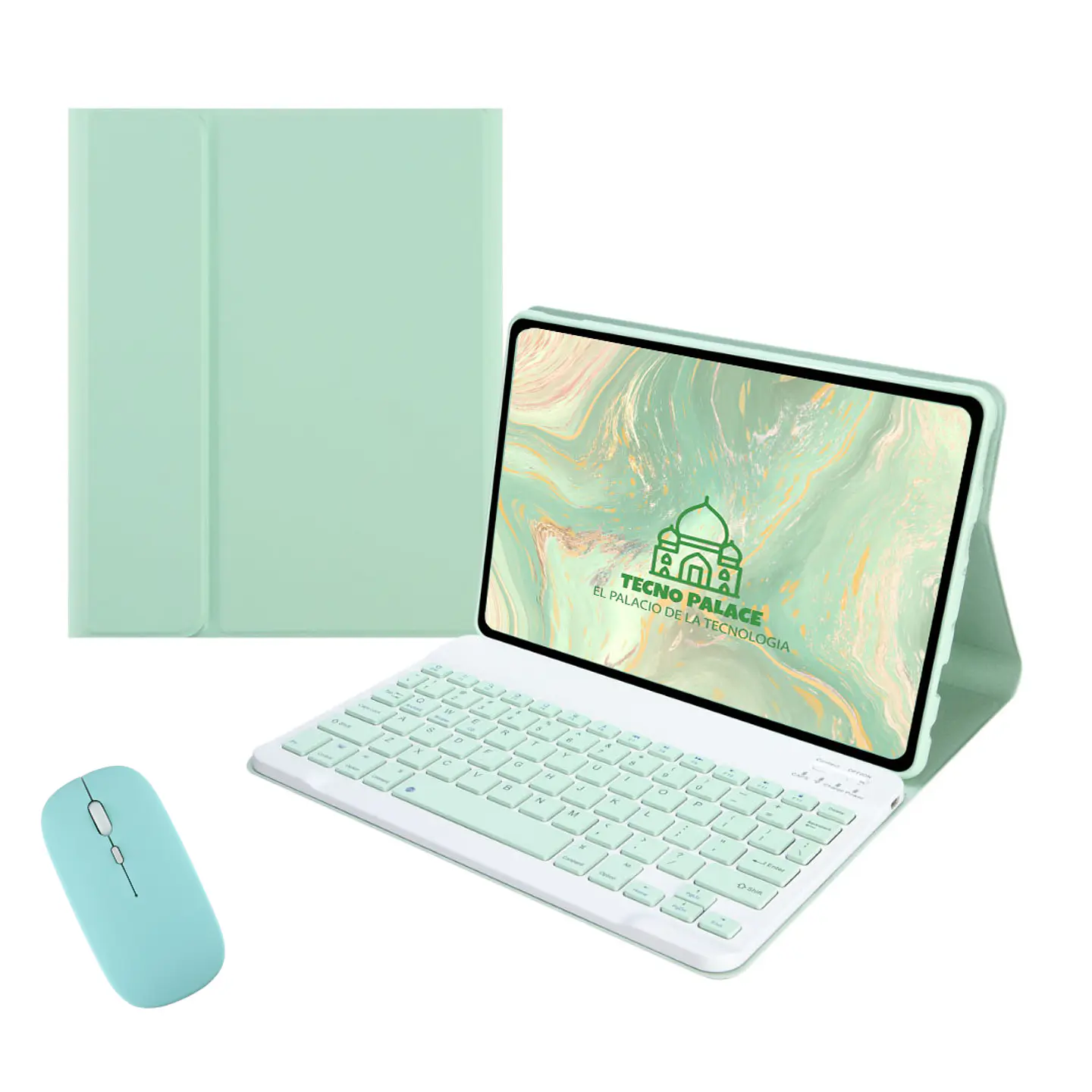 Fundas Tipo Libro Con Teclado + Mouse Para Huawei Tab 16