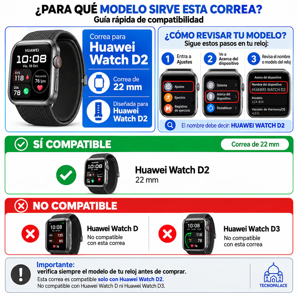 Correas Para Huawei Watch D2 - Deportivas 2