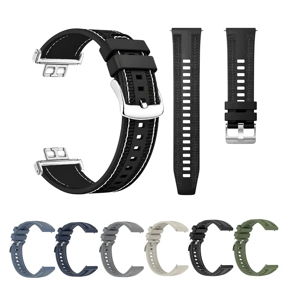 Correas Para Huawei Fit 1 - Silicona Nylon 1