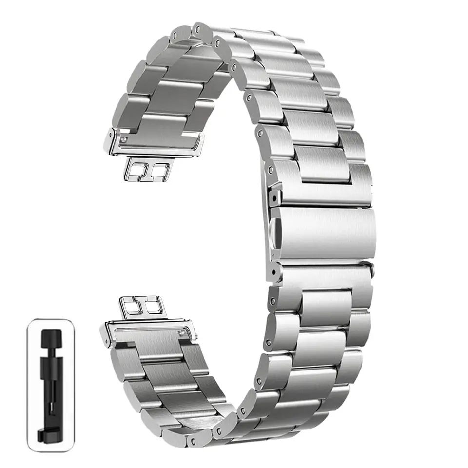 Correas Para Huawei FiT 1 -  Metálicas De Eslabón 5