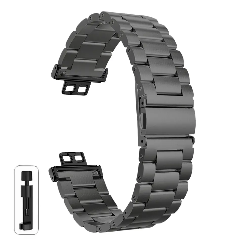 Correas Para Huawei FiT 1 -  Metálicas De Eslabón 6