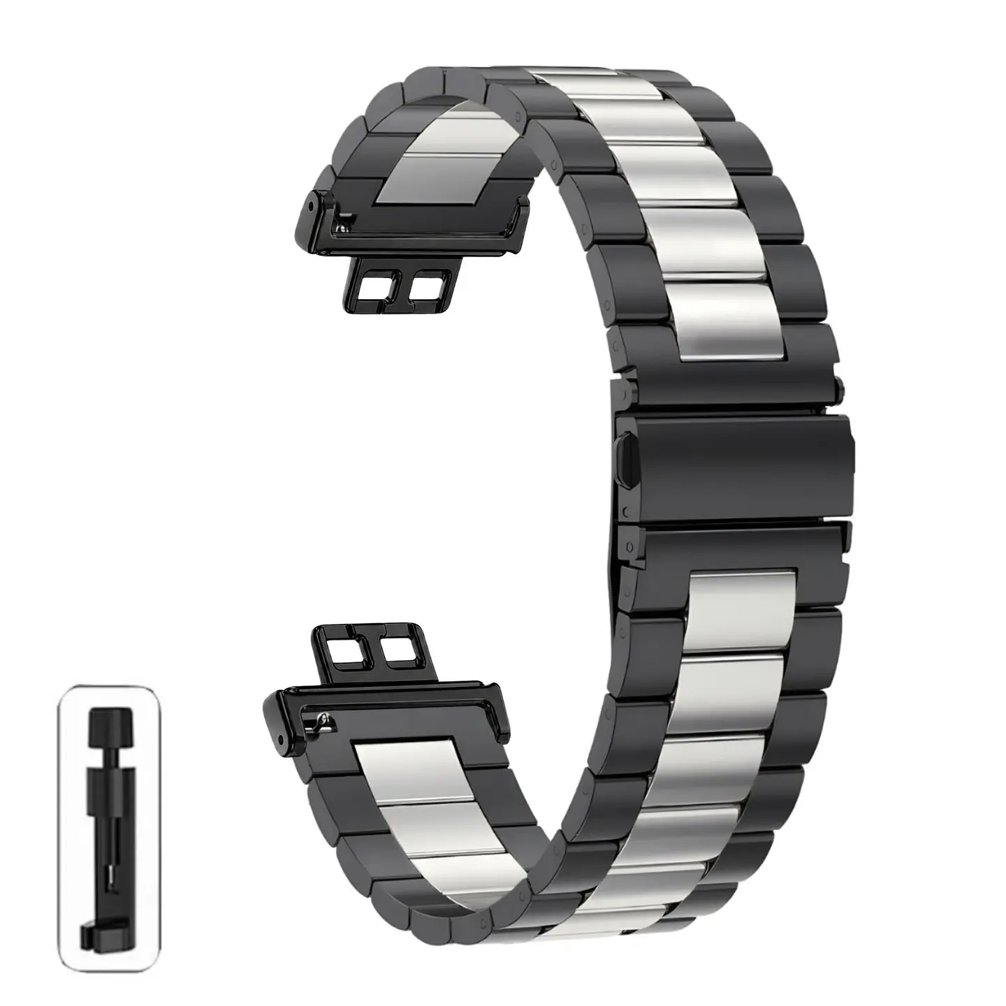 Correas Para Huawei FiT 1 -  Metálicas De Eslabón 8