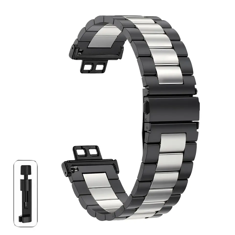 Correas Para Huawei FiT 1 -  Metálicas De Eslabón 8