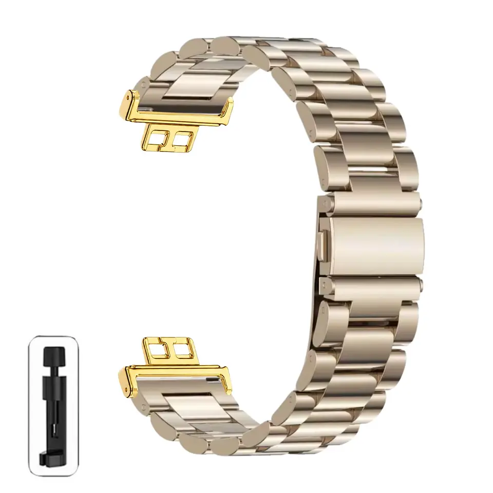 Correas Para Huawei FiT 1 -  Metálicas De Eslabón 9