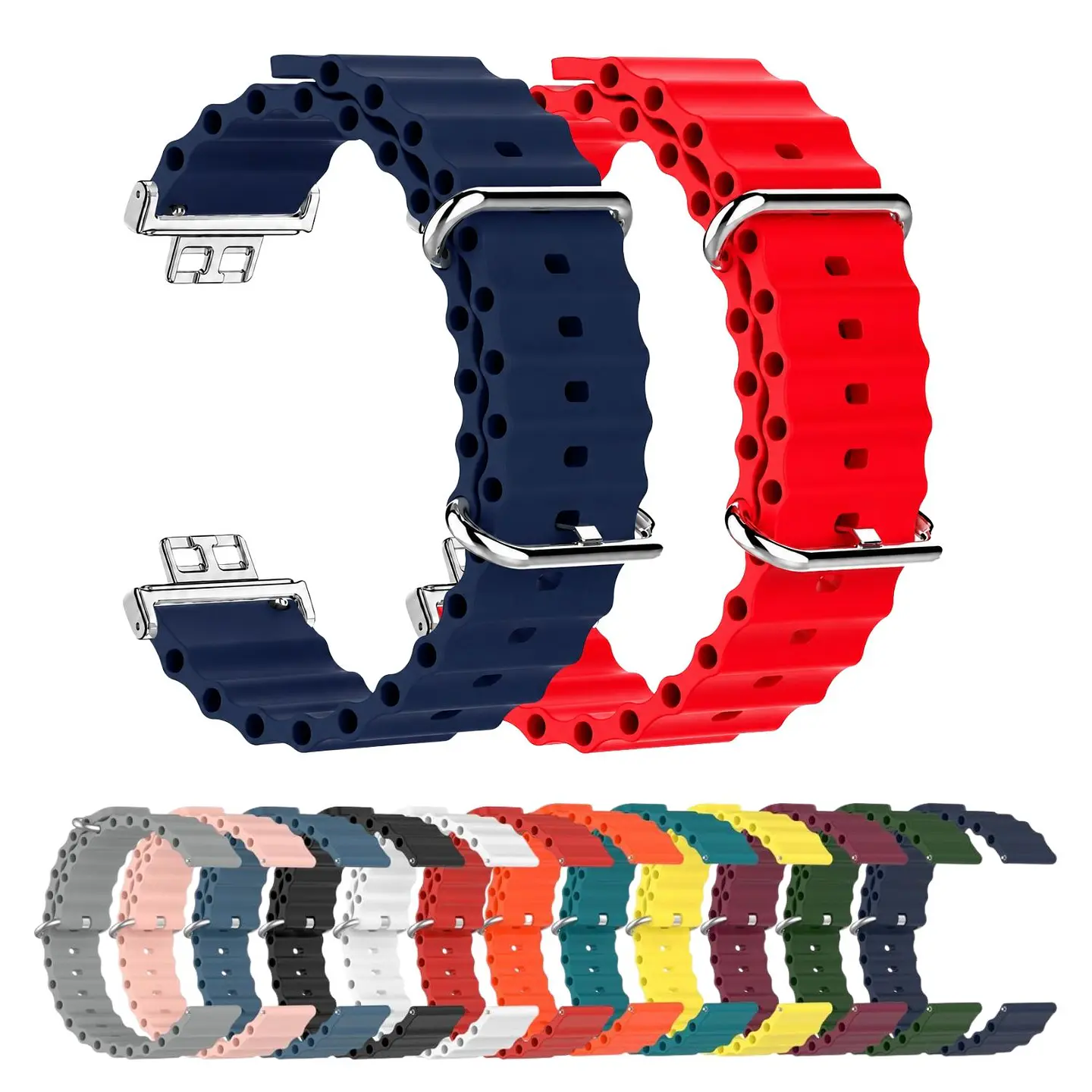 Correas Para Huawei FiT 1 - Silicona Ocean 1