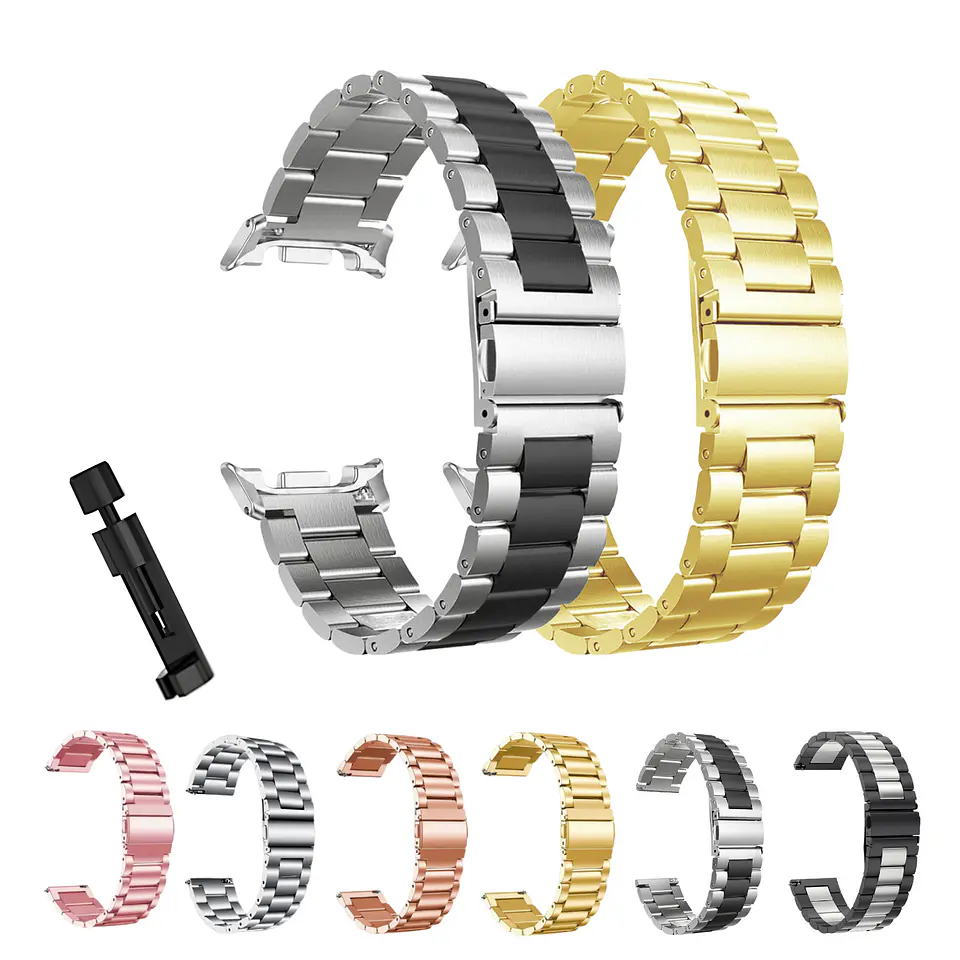 Correas Para Galaxy Watch 9 - 44MM - Metálicas De Eslabón 1
